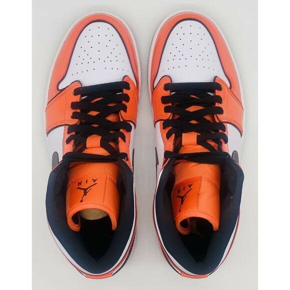 NEW Nike Air Jordan 1 Mid SE Turf Orange DD6834-802 Men’s Size 9.5 - Picture 5 of 6